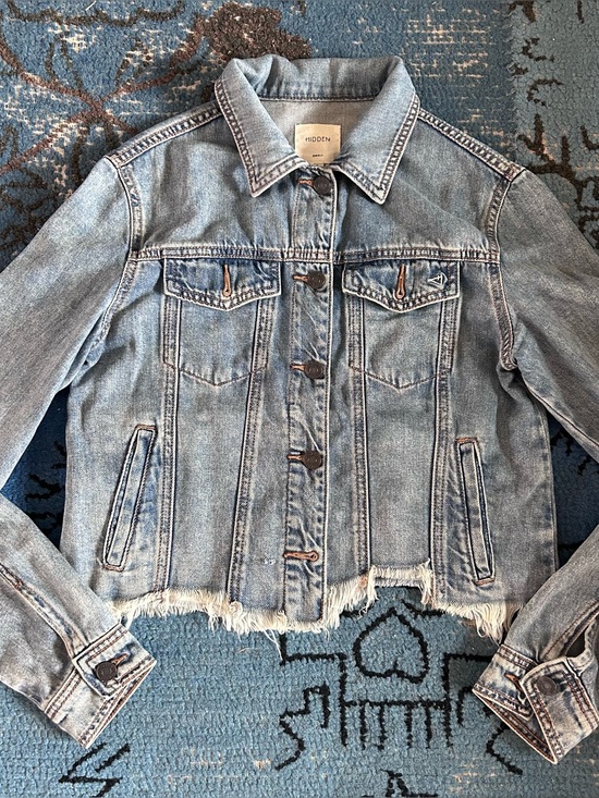 Hidden Jeans Jackets & Blazers - Raw hem denim jacket